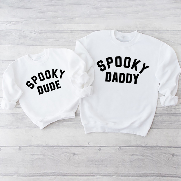 Spooky Squad Halloween Matching Sweatshirts For Family