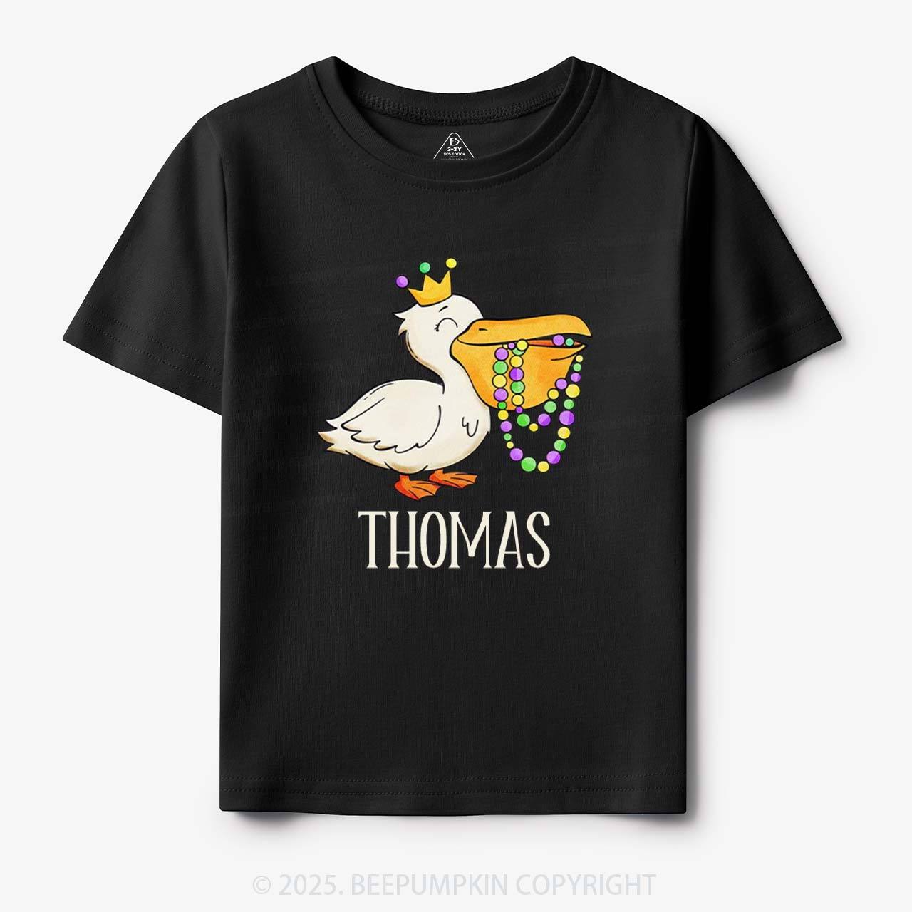 Personalized Louisiana Pelican Toddler&Kid's Tees Beepumpkin