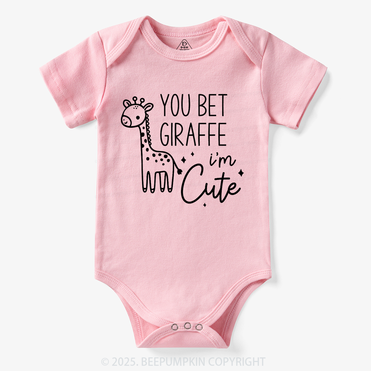 You Bet Your Giraffe I'm Cute Bodysuit Beepumpkin 7