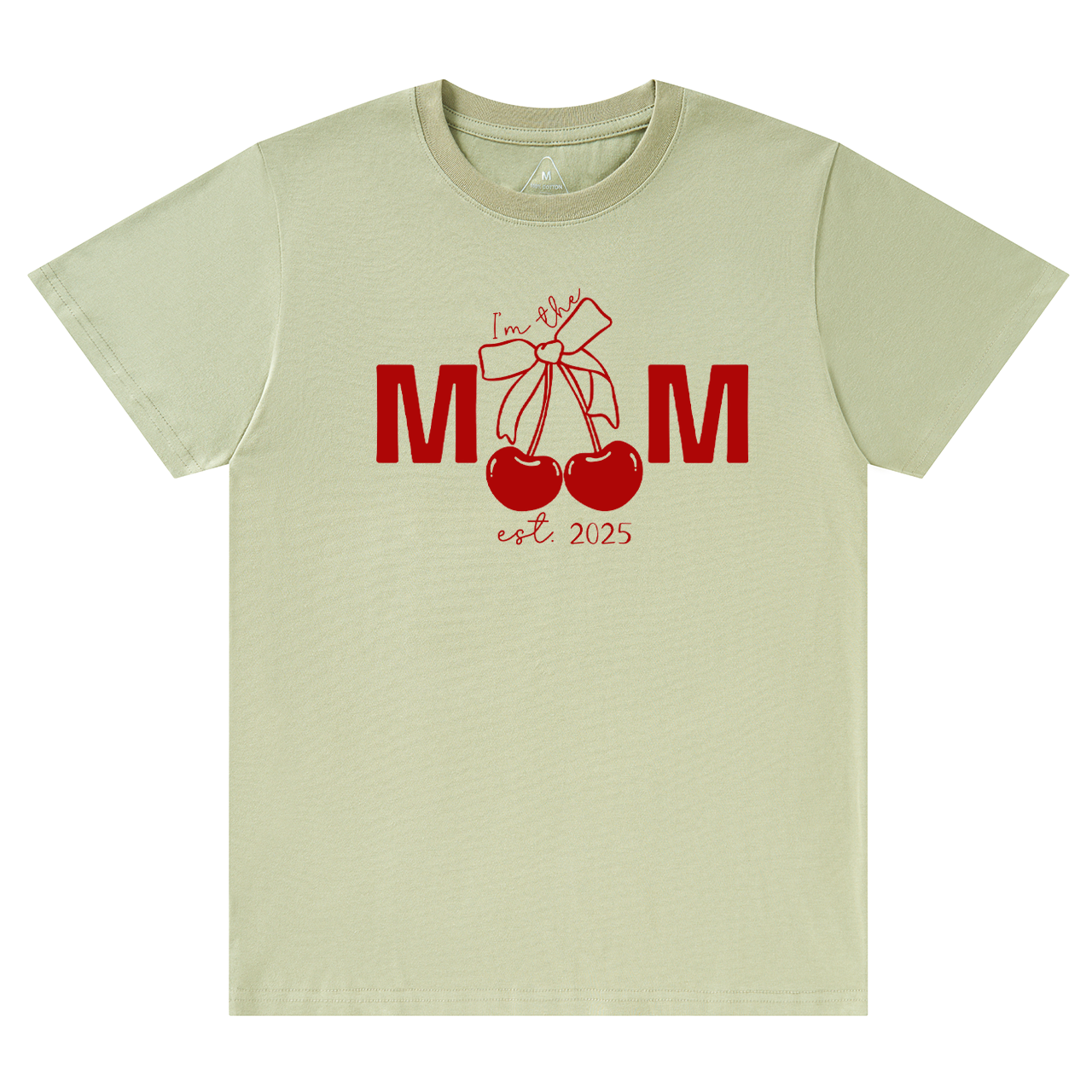 Personalized Mother's Day Cherry Bow T-Shirts