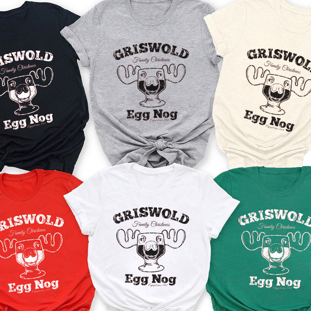 Griswold Eggnog Christmas Family Matching Shirt