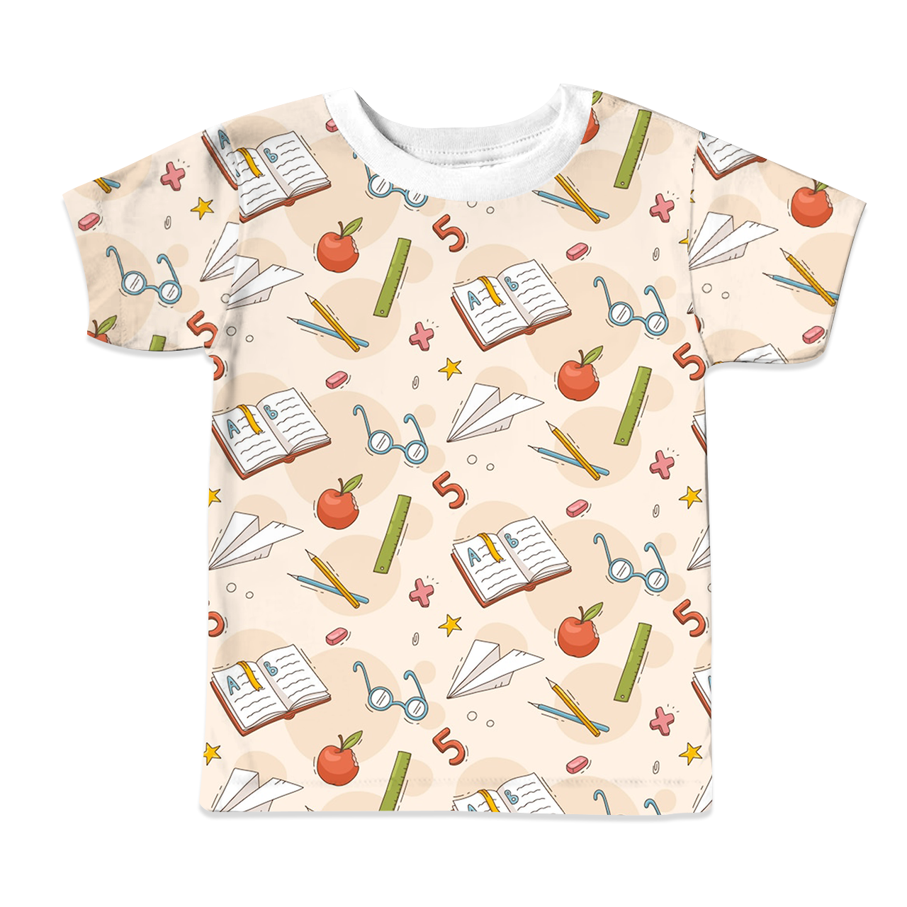 Paper Plane Dream All Over Print Kids Tees