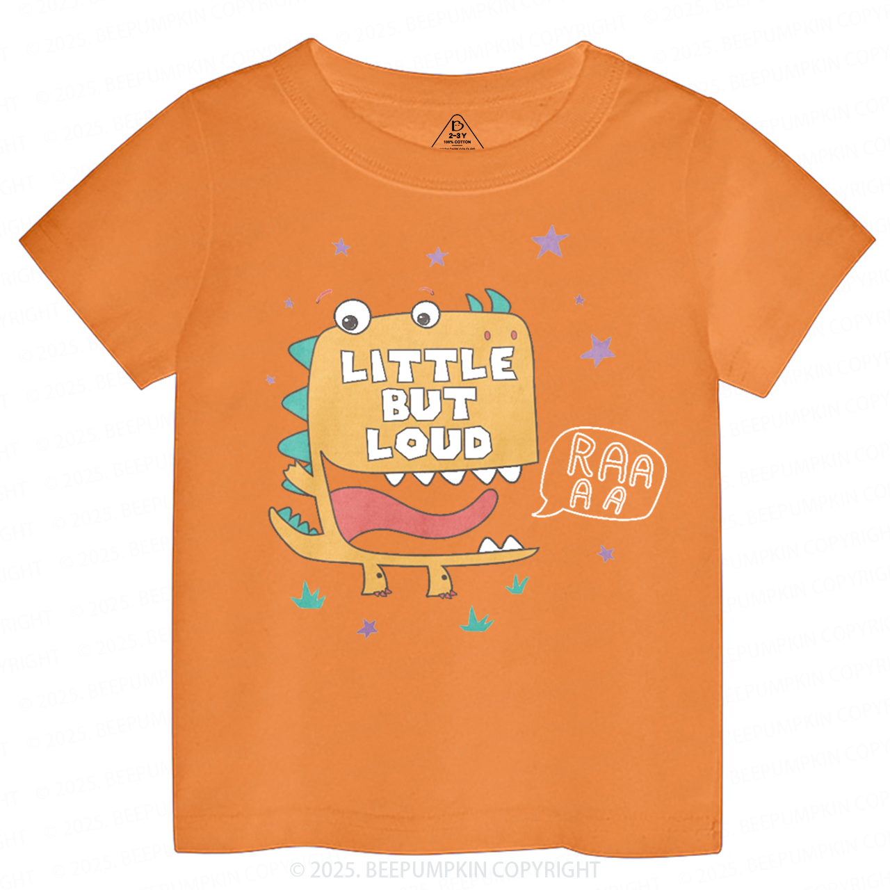 Little But Loud Dinosaur Toddler&Kid's Tees Beepumpkin
