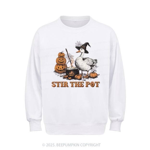 Time To Stir The Pot Sweatshirt Beepumpkin