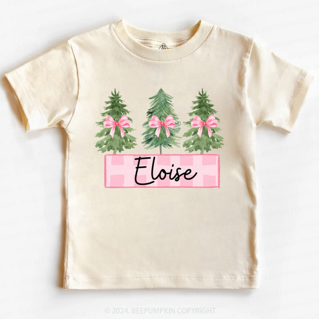 Personalized Kid Name Christmas Toddler&Kids Tees Beepumpkin