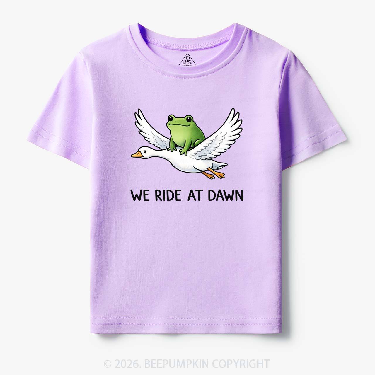 We Ride at Dawn Toddler&Kid's Tees