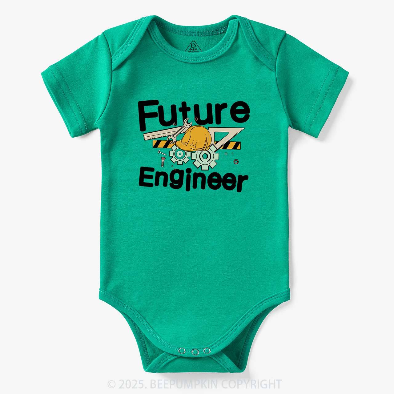Mechanical Future Engineer Bodysuit For Baby
