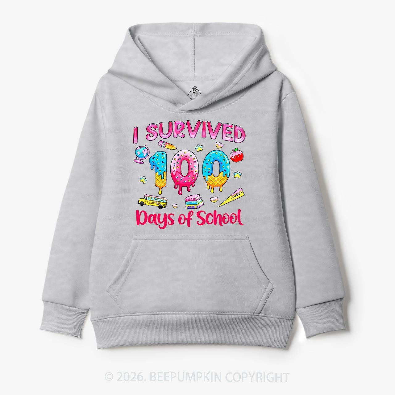 Sweet Survivor 100 Days Of School Toddler&Kid's Hoodies