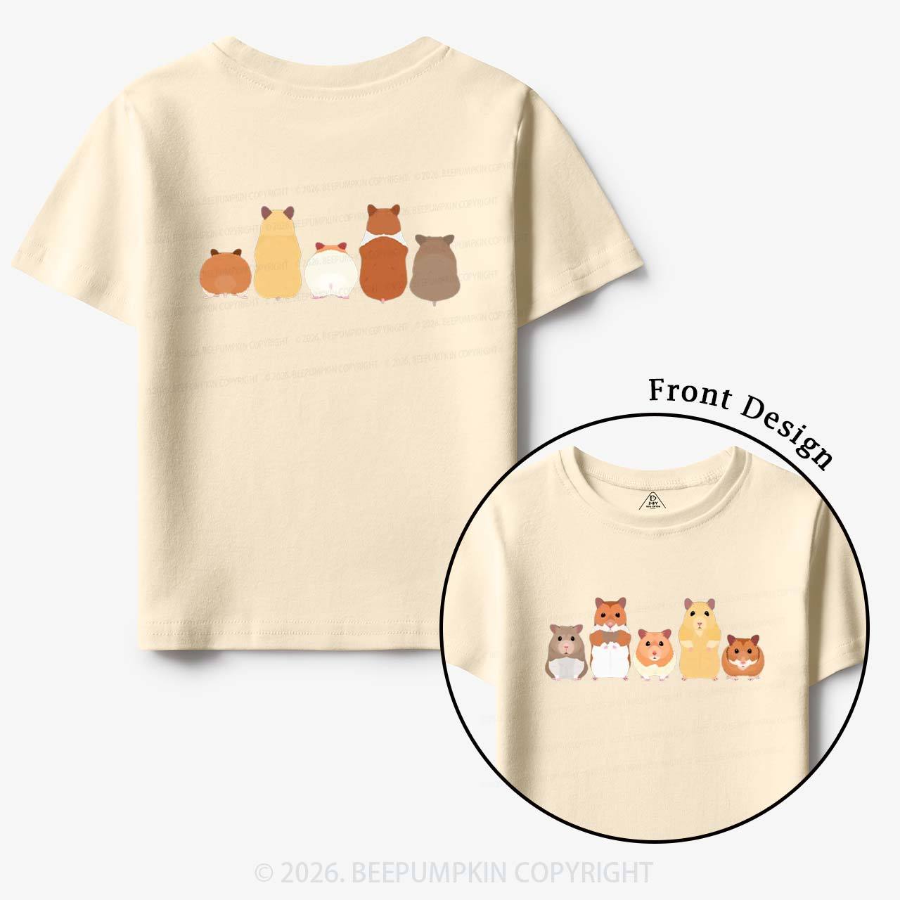 Cute Pet Hamsters Funny Toddler&Kid's Tees