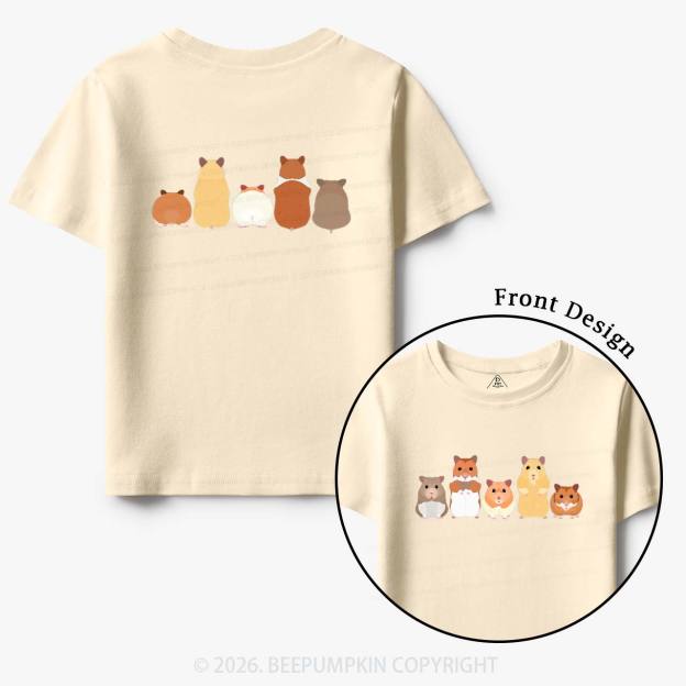 Cute Pet Hamsters Funny Toddler&Kid's Tees