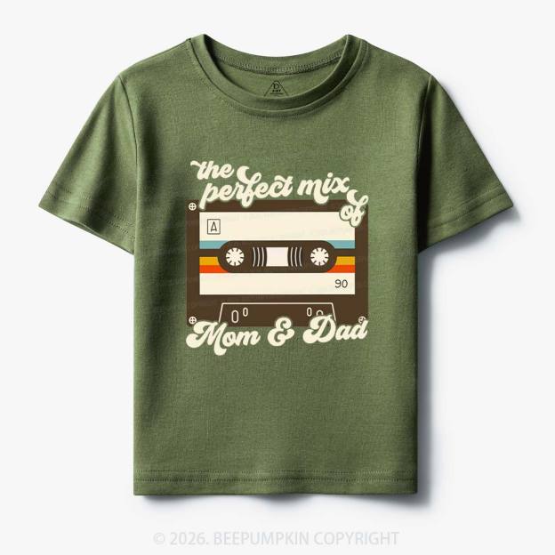 The Perfect Mix of Mom and Dad Toddler&Kid's Tees Beepumpkin