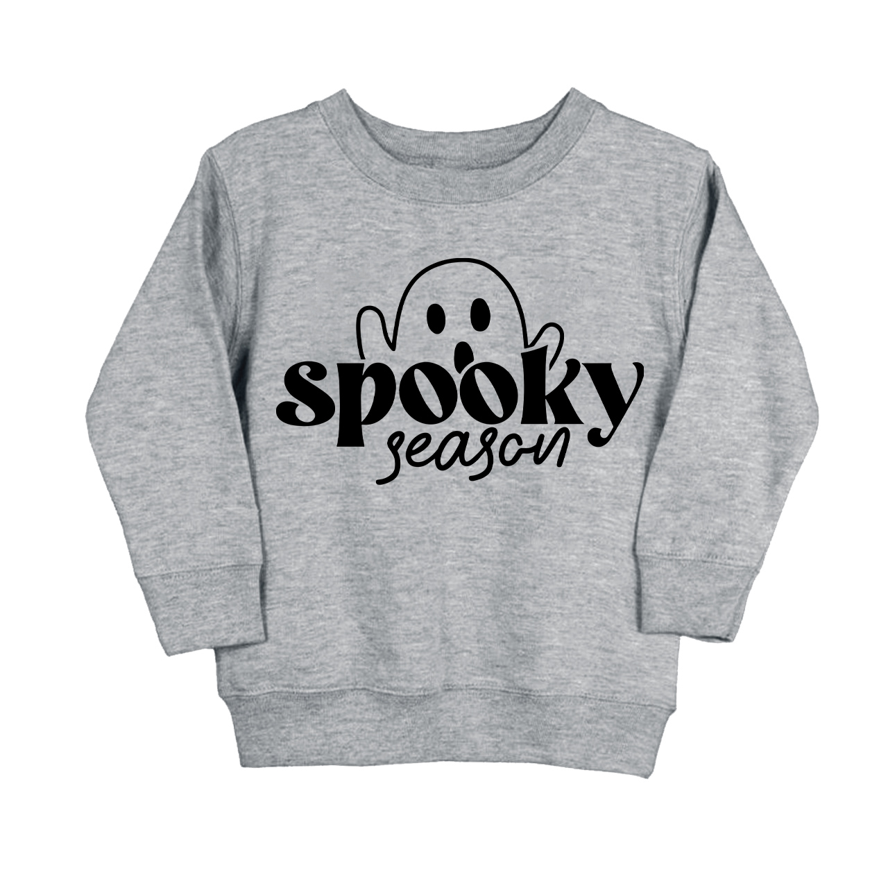 Halloween Cute Ghost Spooky Season Kids Sweatshirt