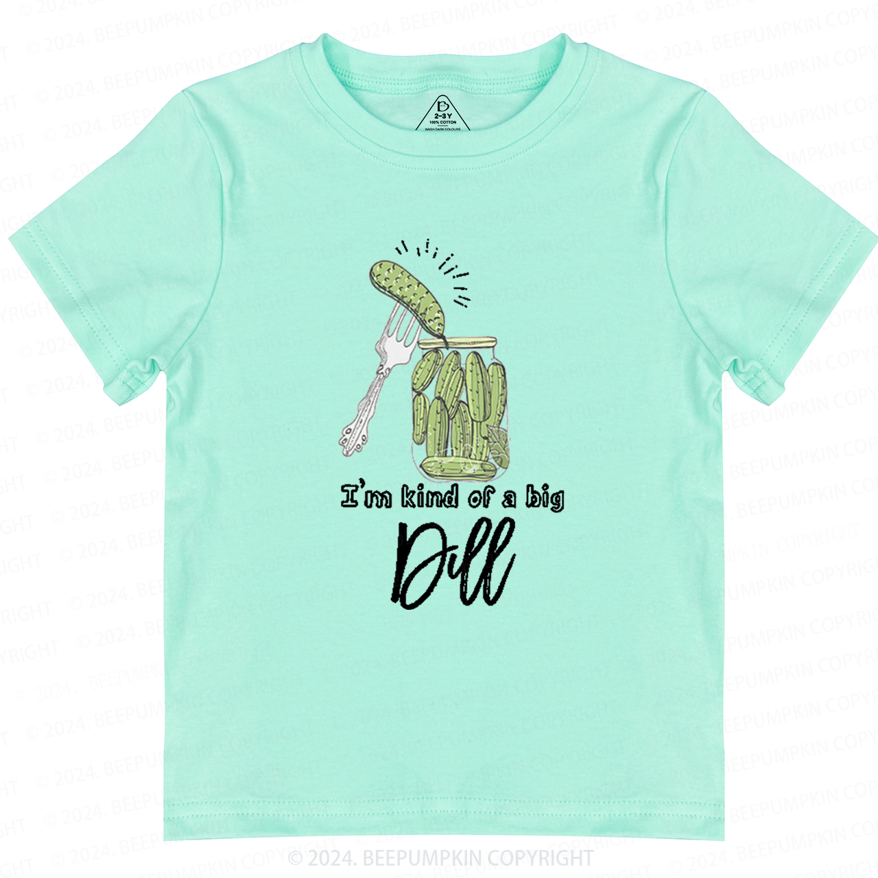 Funny Pickle Dill Toddler&Kids Tees 7