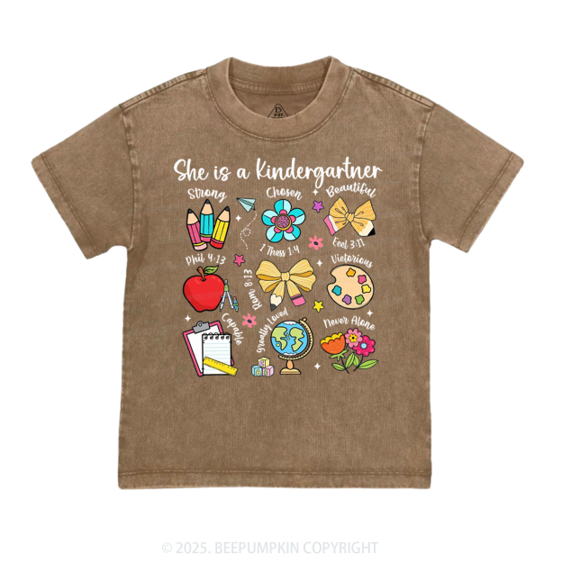 Personalized Bright & Brilliant Grader Toddler&Kids Washed Tees