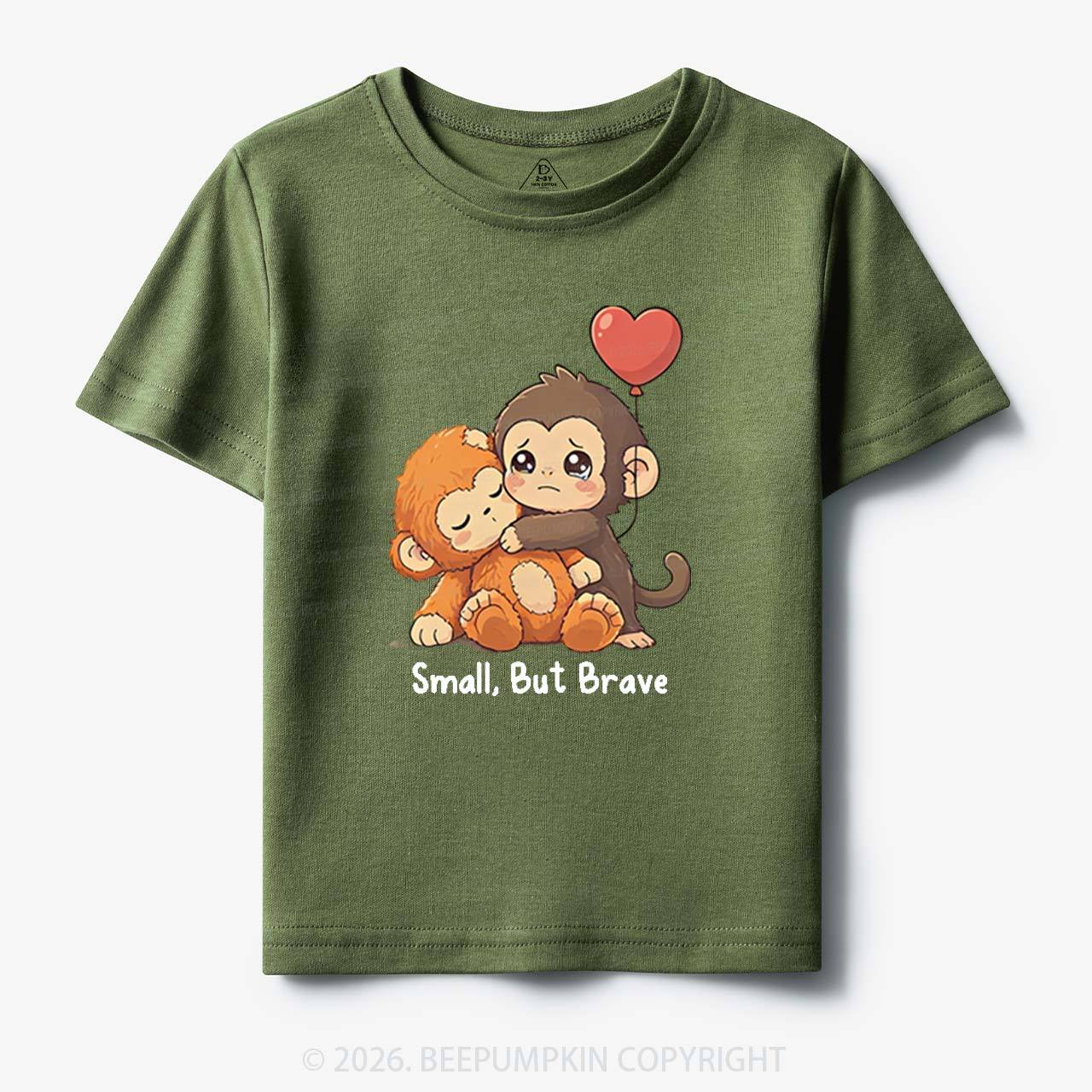 Small But Brave Punch Monkey Toddler&Kid's Tees