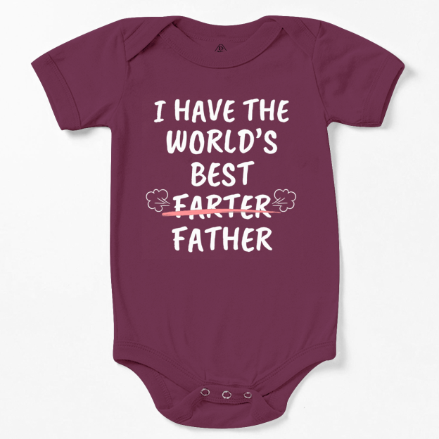 World's Best Farter Father Bodysuit Beepumpkin 7