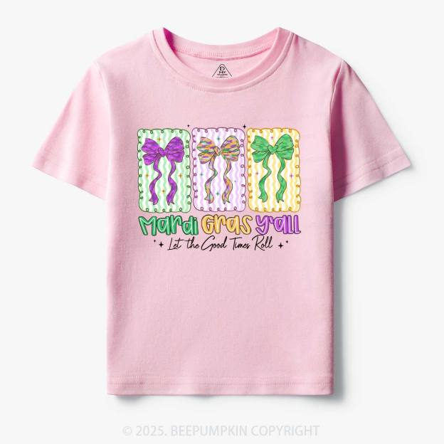 Let The Good Times Roll Toddler&Kid's Tees Beepumpkin