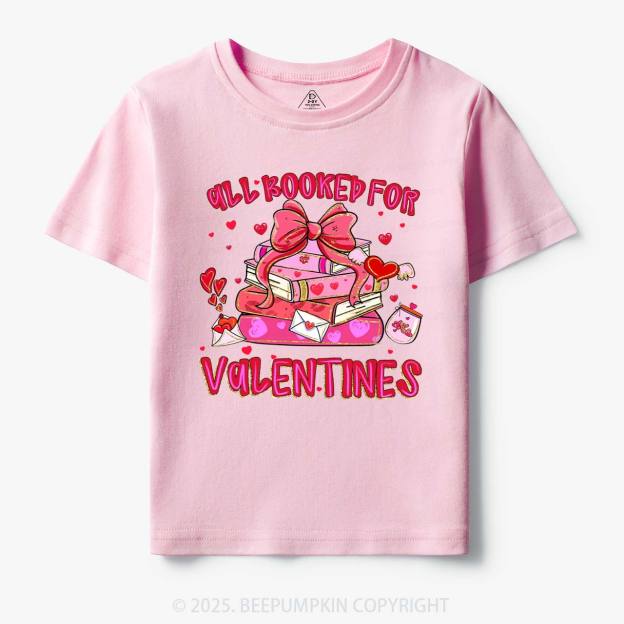 All Booked For Valentine's Day Toddler&Kid's Tees Beepumpkin