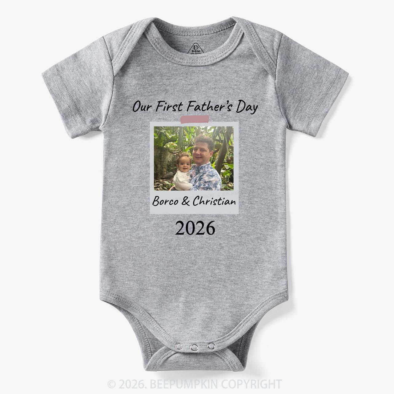 Our First Father's Day 2025 Baby Bodysuit