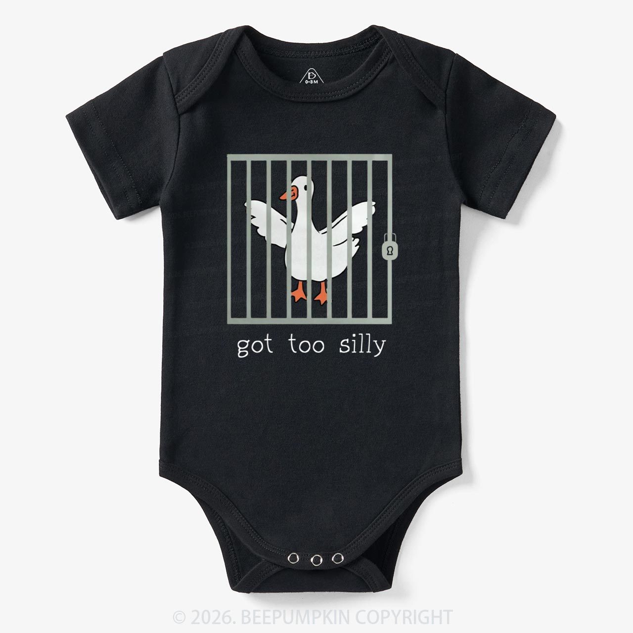 Funny Goose Got Too Silly Bodysuit