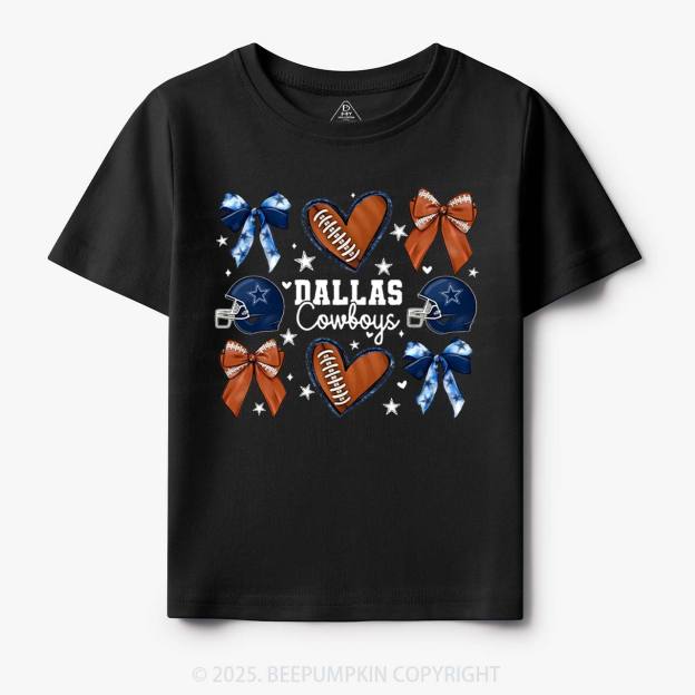 Blue Star Football Toddler&Kid's Tees Beepumpkin