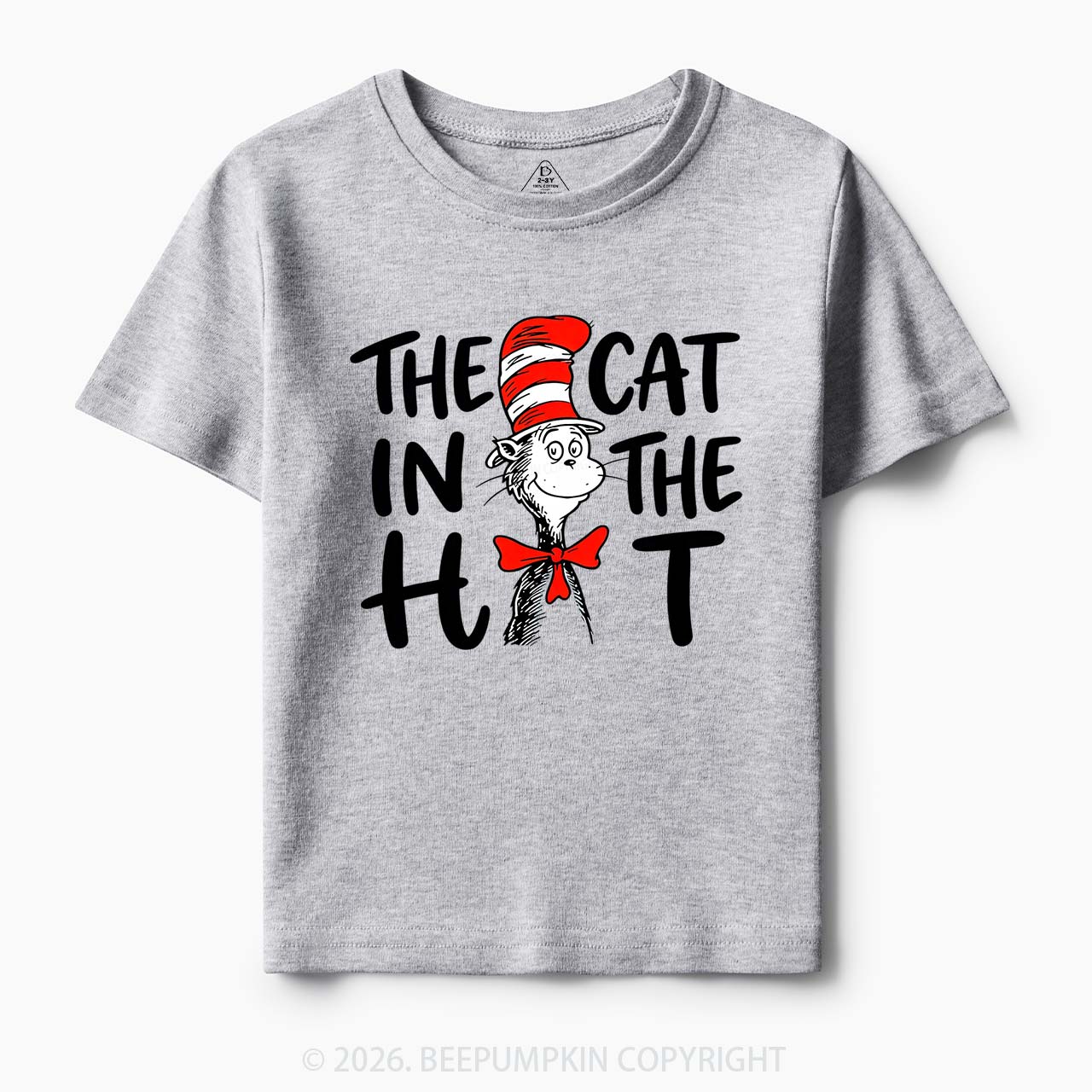 Whimsical Cat In The Hat Baby Toddler&Kids Tees
