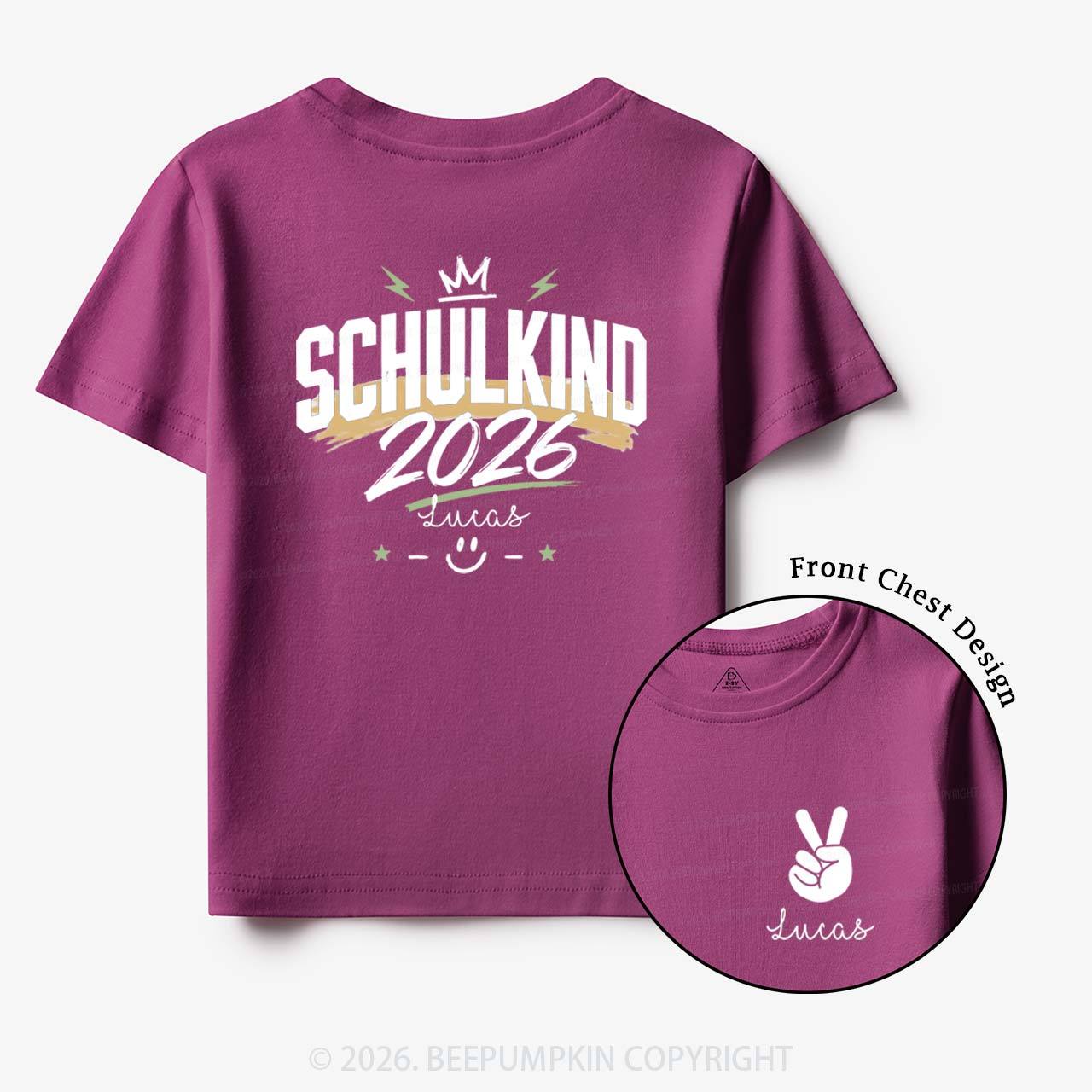 Personalized I'm a Schoolchild Toddler&Kid's Tees