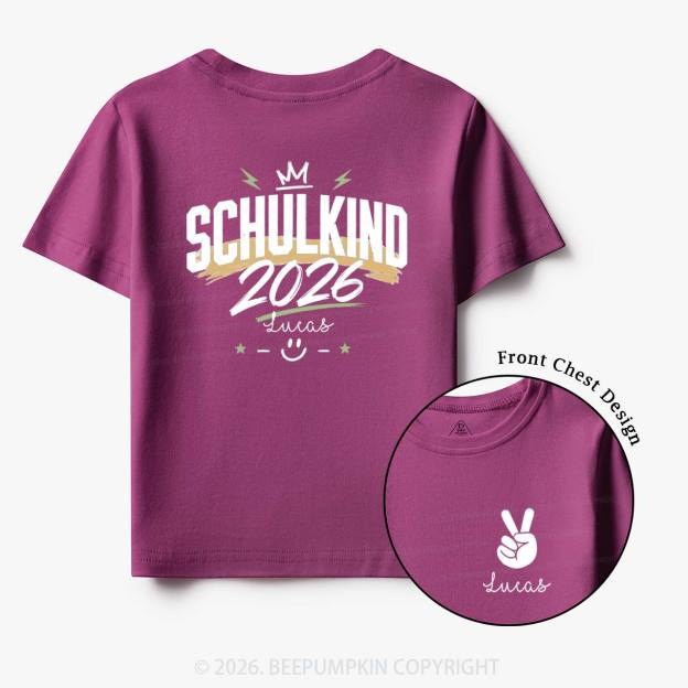 Personalized I'm a Schoolchild Toddler&Kid's Tees