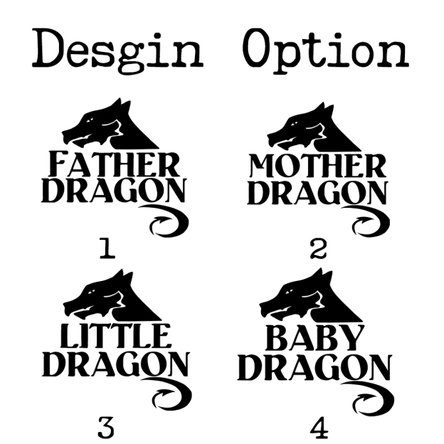 Dragon Family Mom&Me Shirt