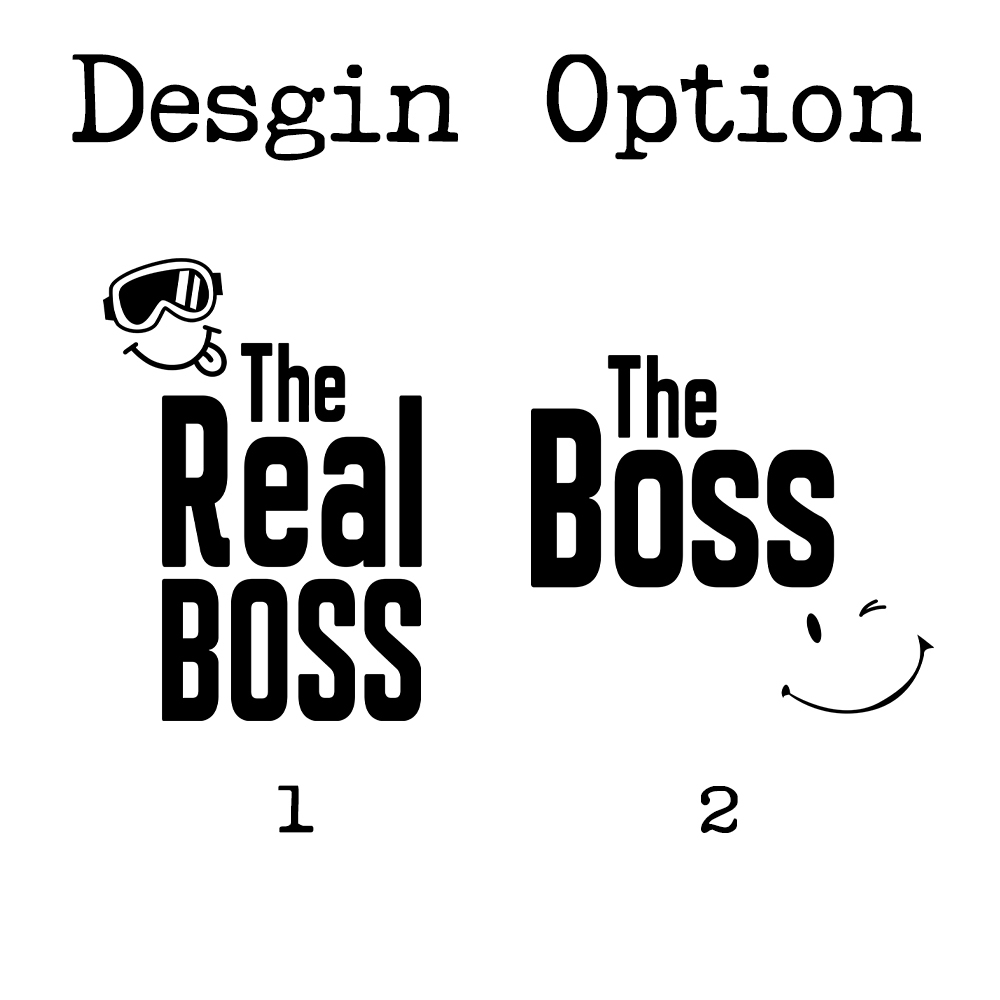 Mommy And Me The Boss And The Real Boss Matching T-shirts