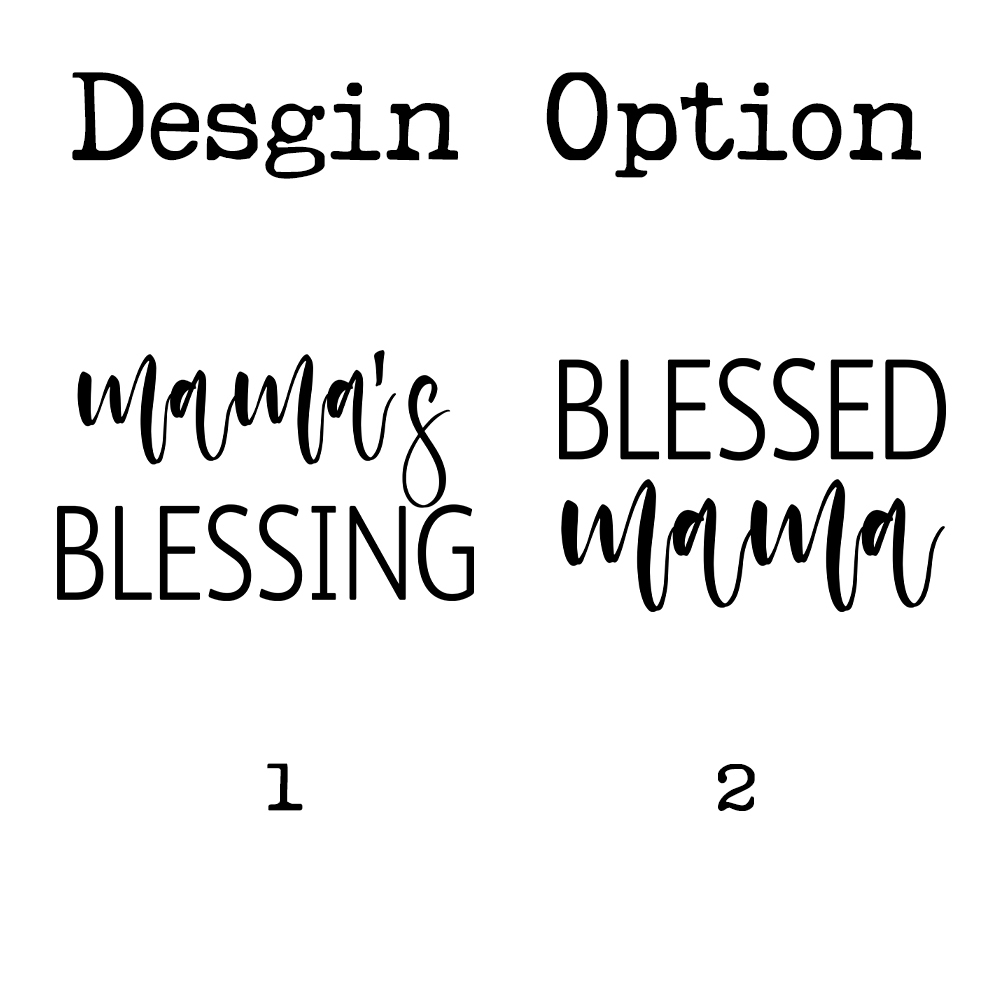 Blessed Mama Or Mama's Blessing-Mother's Day Matching Tees