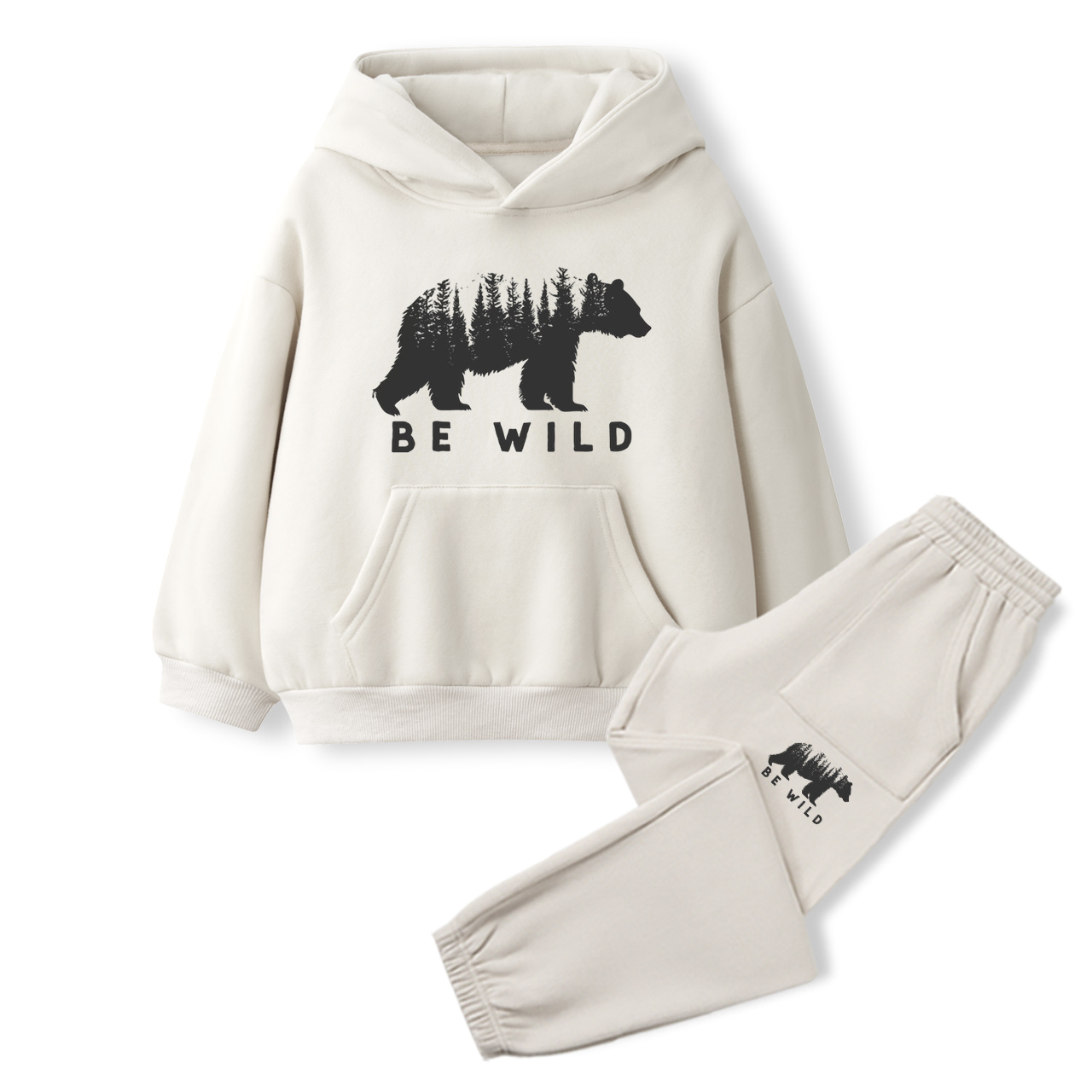 Be Wild Toddler&Kids Hoodie Set