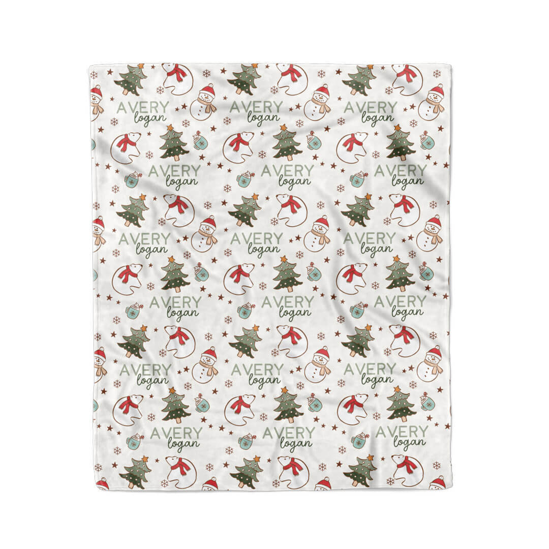 Personalized Baby's First Christmas Blanket Beepumpkin Sale-Beepumpkin™