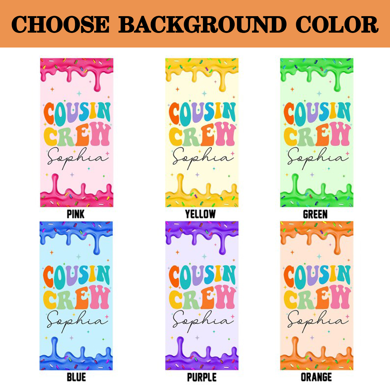 Personalized Summer Cousin Name Beach Towel