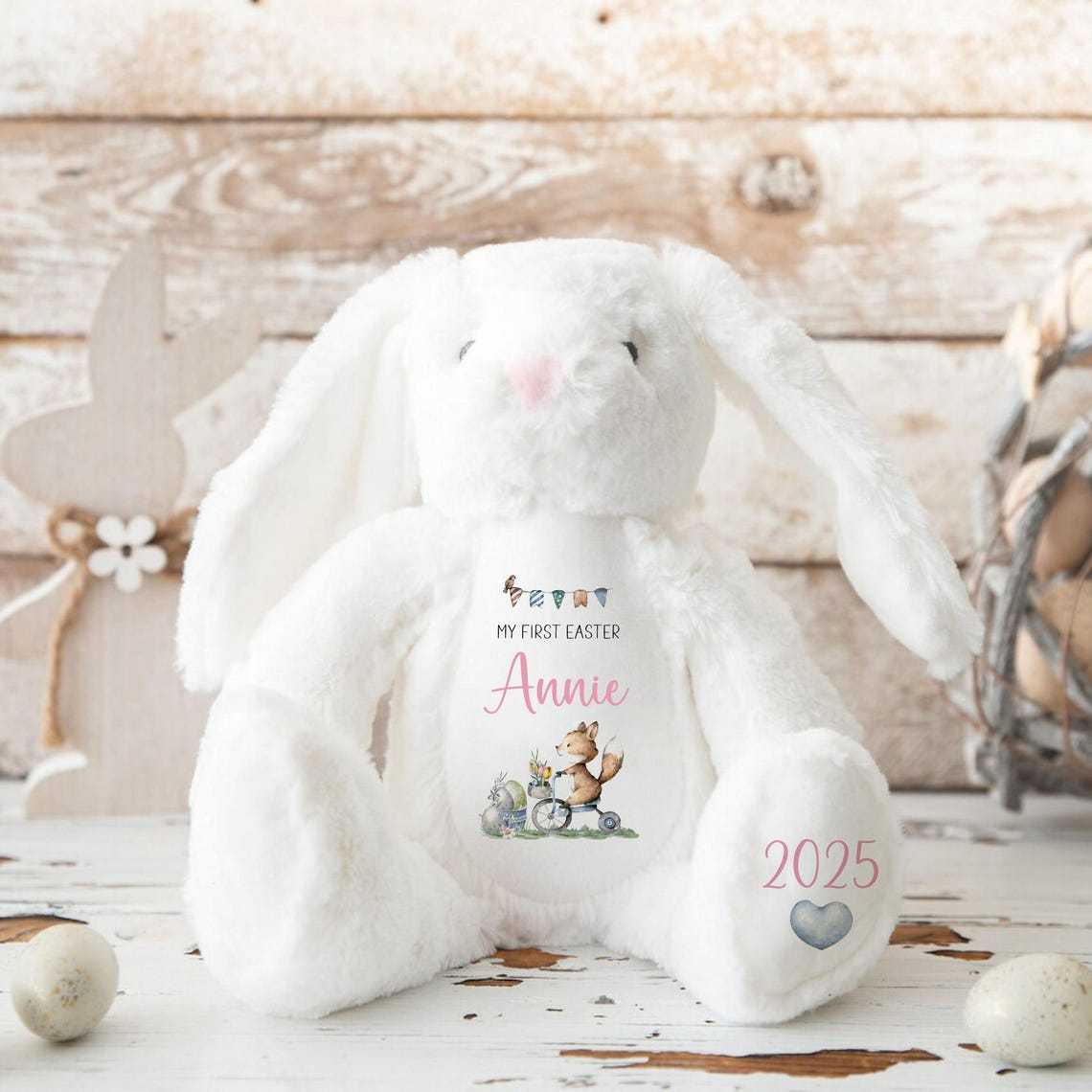 Personalized My First Easter Soft Bunny