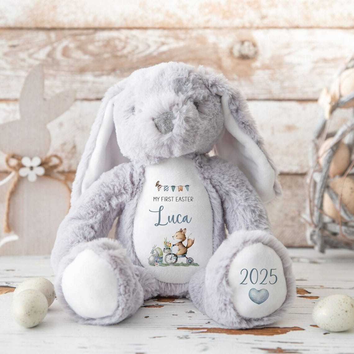 Personalized My First Easter Soft Bunny