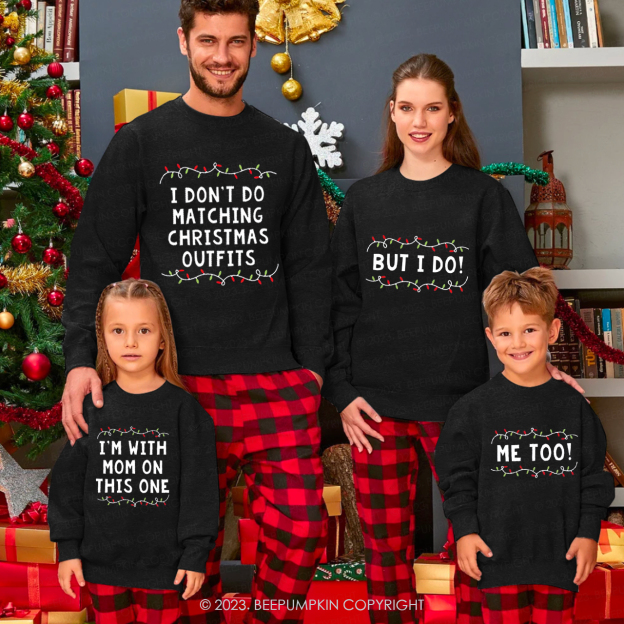 Funny Christmas Family Matching Sweatshirts