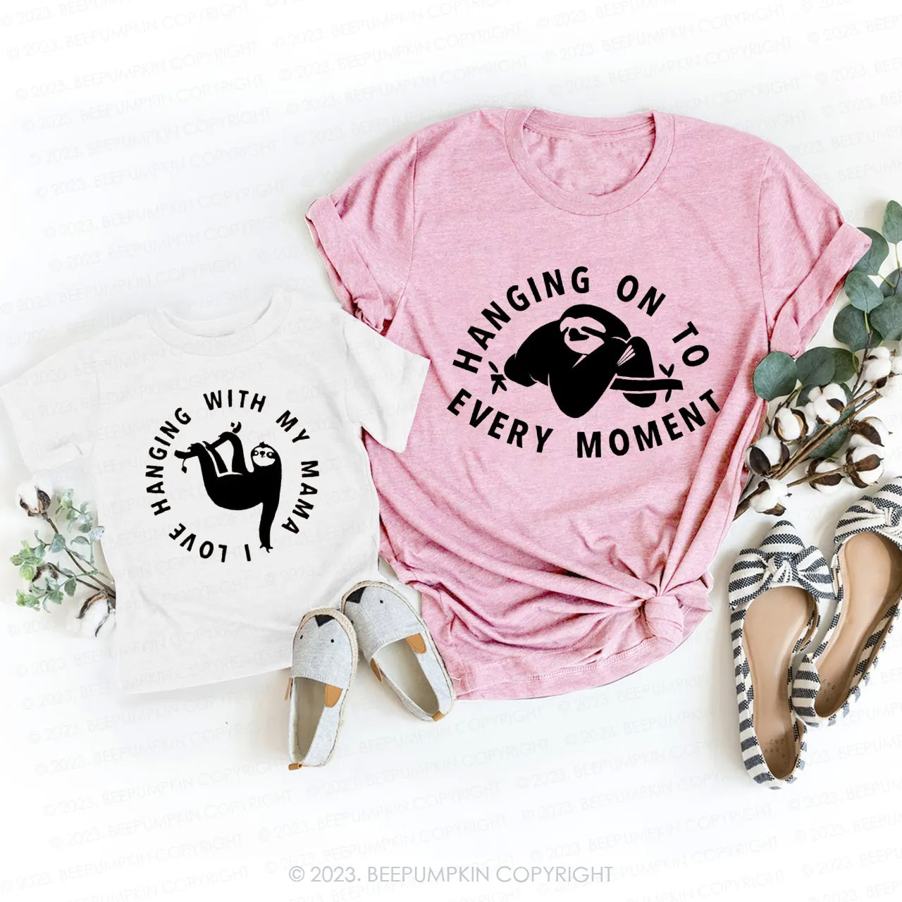 Hanging On To Every Moment Mom&Me Matching T-Shirt