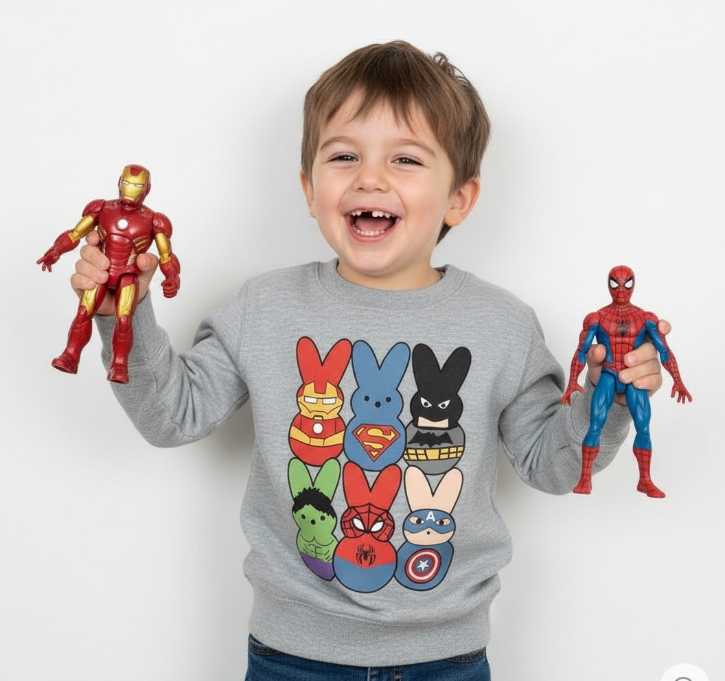 Heroes Easter Day Kid's Sweatshirt