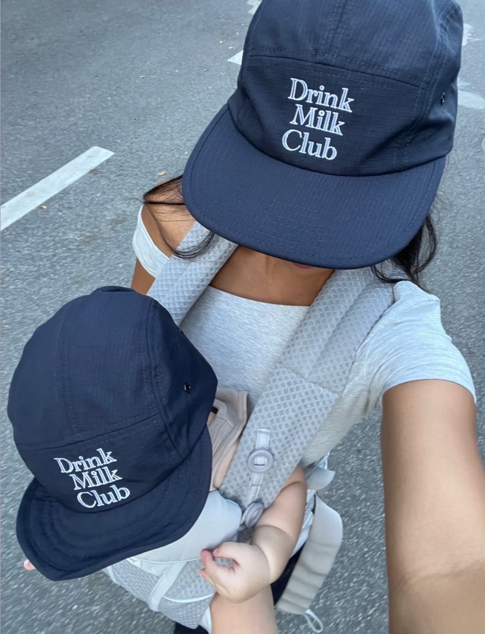 Personalized Embroidery Drink Milk Club Five Panel Matching Hat
