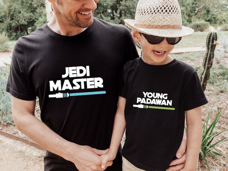 Gift Matching T-Shirts For Dad And Me