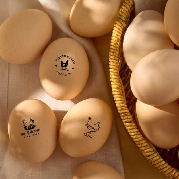 Personalized Egg Stamp For Farm Fresh Eggs