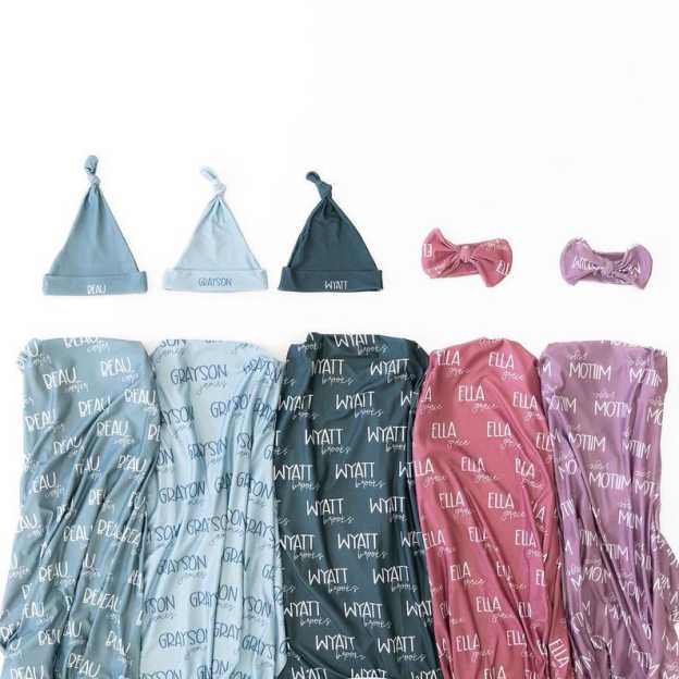 5 Combination Personalized Baby Name Coming Home Outfit Set