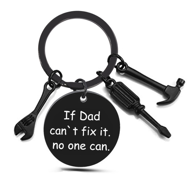Father's Day Keychain If Dad Can`t Fix It