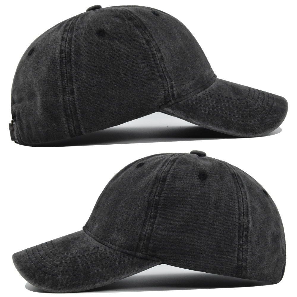 Adult Distressed Washed Peaked Cap