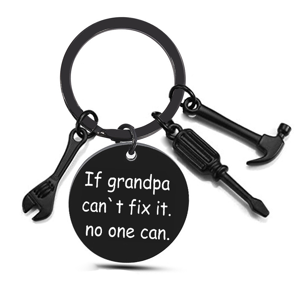 Father's Day Keychain If Dad Can`t Fix It