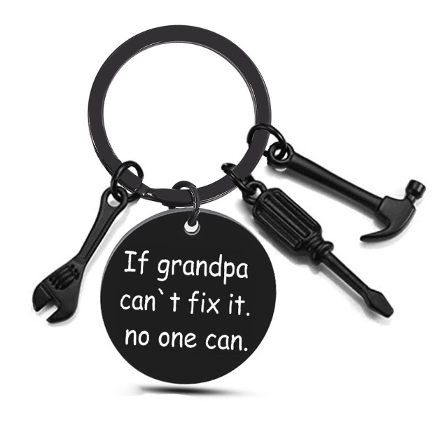 Father's Day Keychain If Dad Can`t Fix It