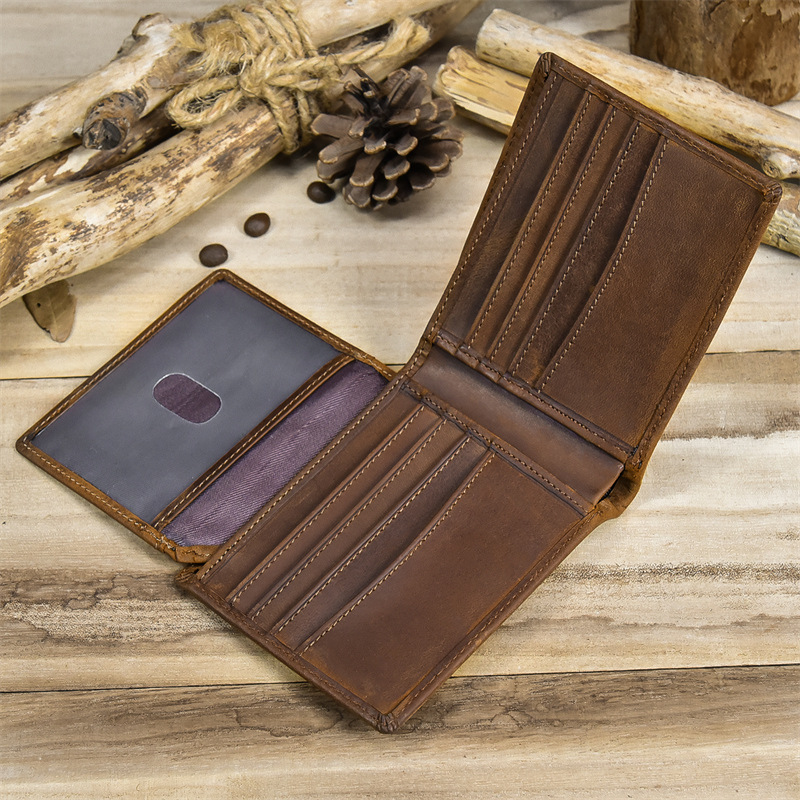 Personalized Leather Wallet Gift For Him