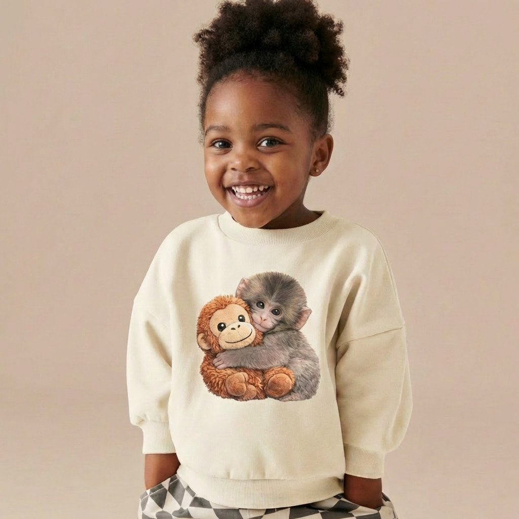 Punch The Monkey Kid's Sweatshirt