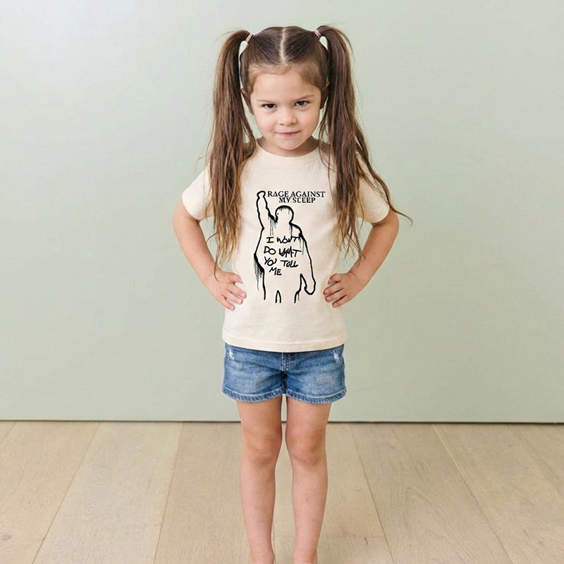 Rage Against My Sleep Toddler&Kids Tees 7